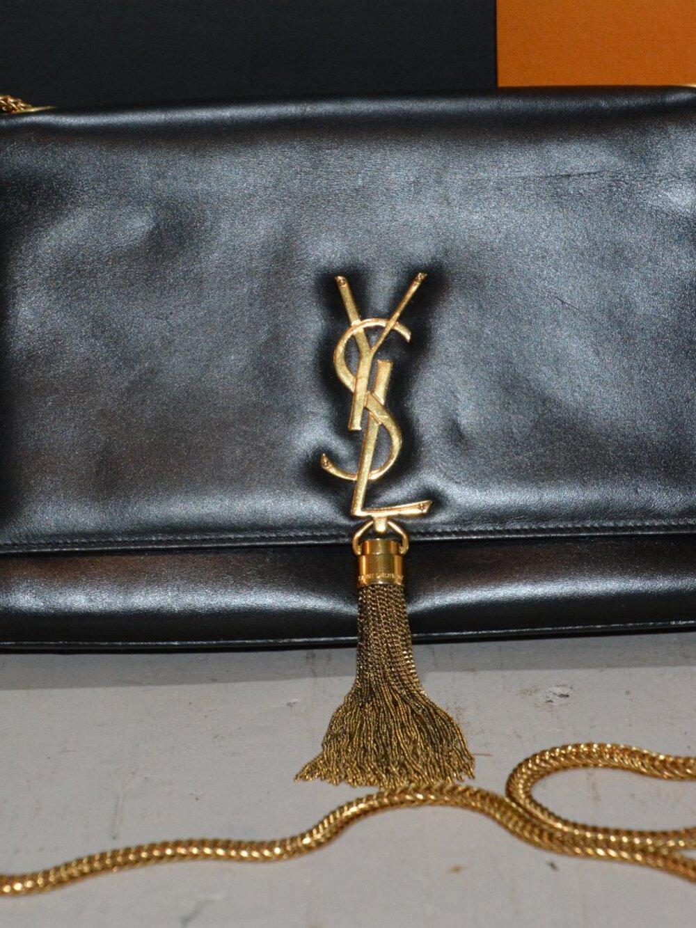YSL Medium Kate Chain Shoulder Bag with Tassle